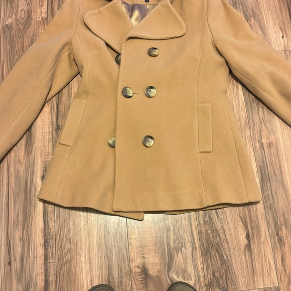 Vintage Pendleton Women's Wool Tan Peacoat - Picture 5 of 9